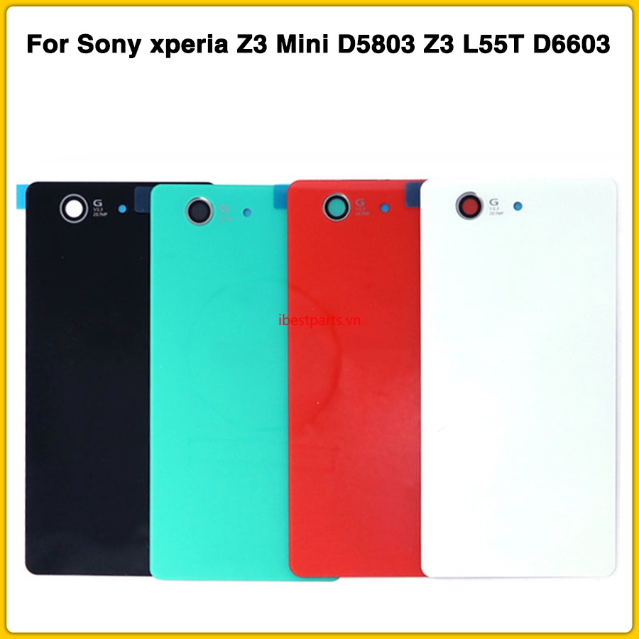 Nắp Đậy Pin + Miếng Dán Mặt Sau Cho Sony Xperia Z3 Compact D5803 Z3 L55T D6603