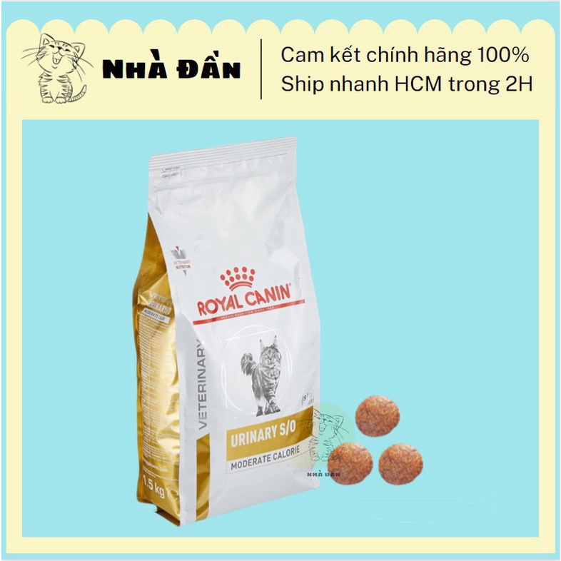 Thức ăn hạt cho mèo sỏi thận ROYAL CANIN URINARY S/O 1.5kg