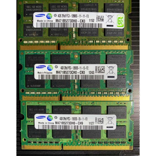 Ram Laptop DDR3 (PC3) 4Gb 8Gb Bus 1066/1333/1600 hàng tháo máy zin, Bảo Hành 3 Năm