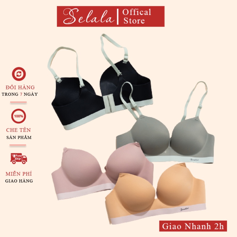COMBO 4 Áo Lót Su Selala Đệm Vừa 2cm Thoải Mái Không Hằn AV12