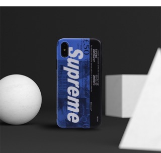 Ốp Supreme Xanh in Chìm iPhone X/Xs Max/7plus/8plus/6plus/6splus