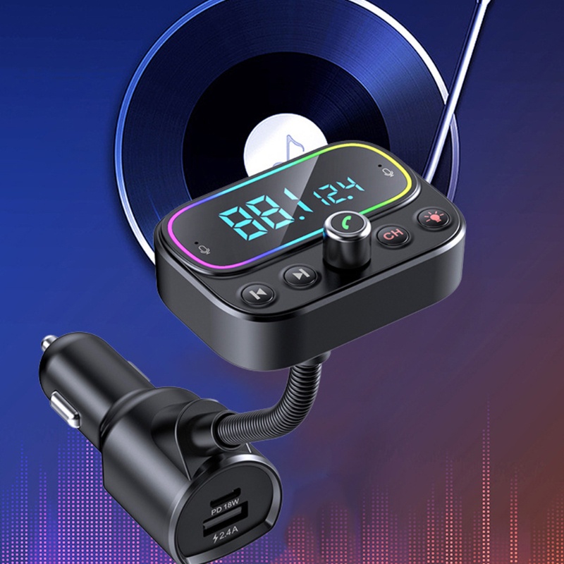 Máy Phát Nhạc zzz FM Tự Động Kết Nối Bluetooth 5 Đầu Nối A2DP Hỗ Trợ A2DP