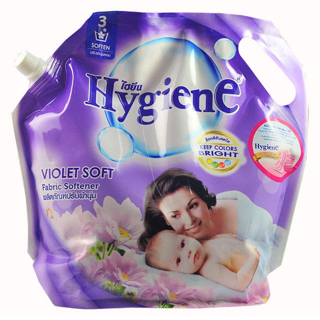 Nước xả vải Hygiene (túi 1800ml) màu tím