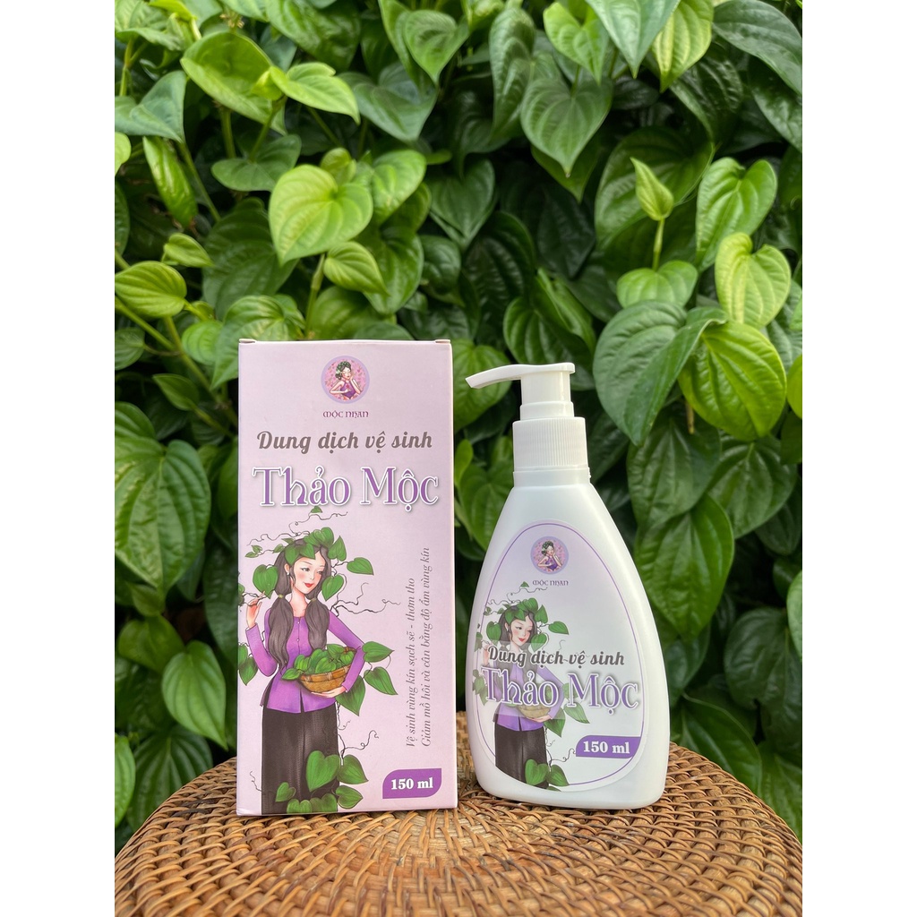 [BI STORE] Handmade Dung dịch vệ sinh phụ nữ Mộc Nhan Natural 150ml 100% nguyên liệu thiên nhiên