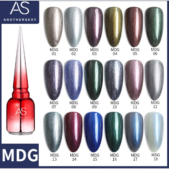 Sơn Gel AS mã MDG| chai đỏ