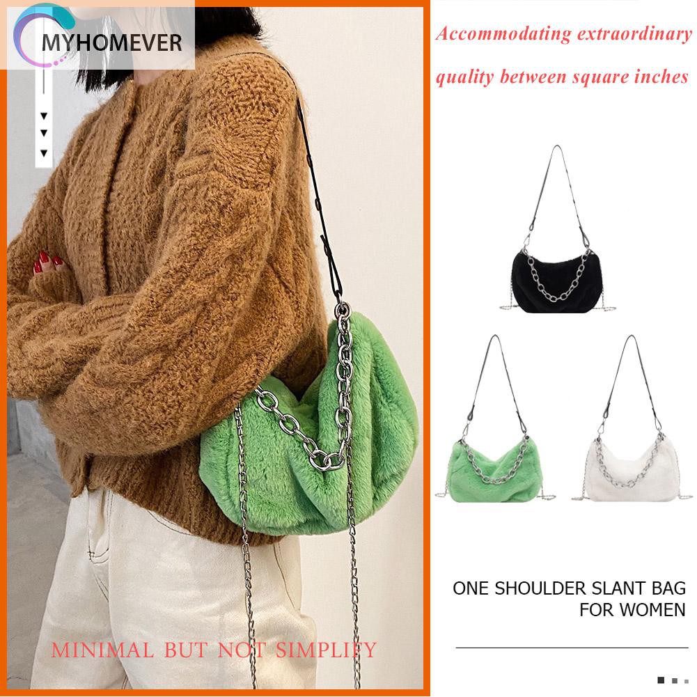 Túi Lông Đeo Chéo Vai Thời Trang Cho Nữ