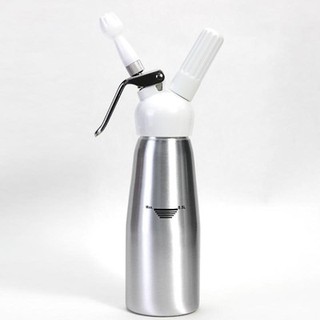 Bình Xịt Kem Tươi 500ml - Bạc ( cổ nhựa )