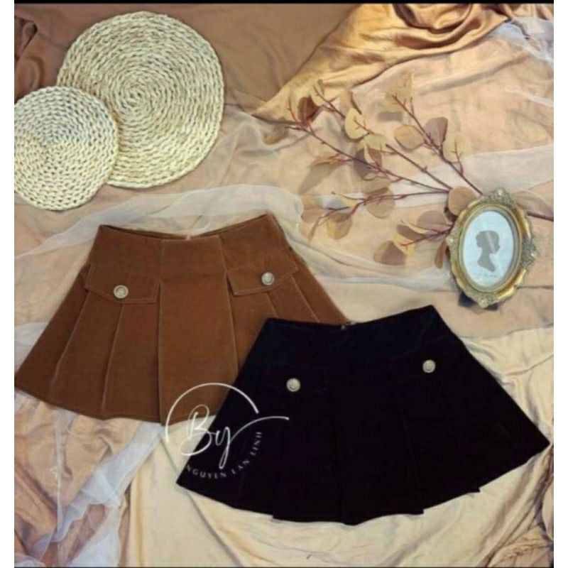 Cực Hót Chân Váy Nhung Ly To Có Đáp Túi...157...Cao Cấp { Bán Sỉ } | BigBuy360 - bigbuy360.vn