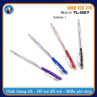 Bút bi ngòi nhỏ 0.5mm - bút bi t.l 027