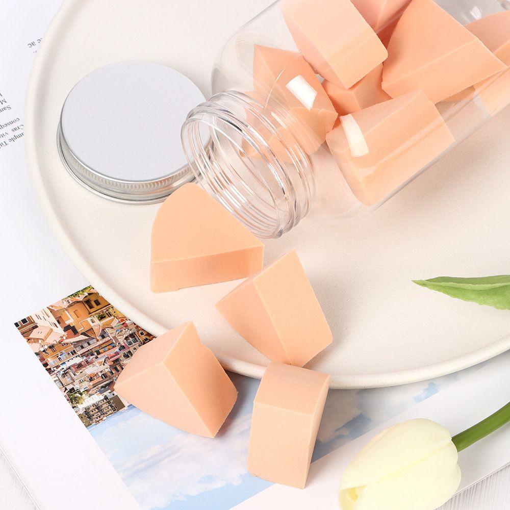 Set 12 Mút Trang Điểm Hình Tam Giác Dùng Tán Kem Nền Ướt / Khô