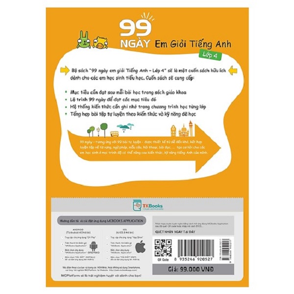 [Mã BMLT30 giảm đến 30K đơn 299K] Sách - 99 ngày em giỏi tiếng Anh lớp 4