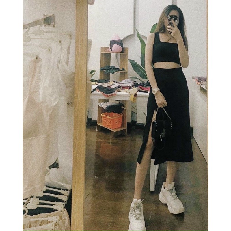 CHÂN VÁY MIDI XẺ | BigBuy360 - bigbuy360.vn