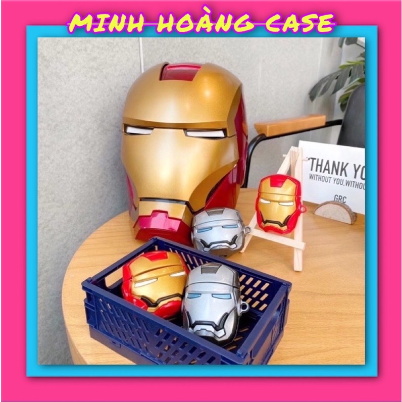 Case Airpod 1/2/pro Người Sắt Iron Man