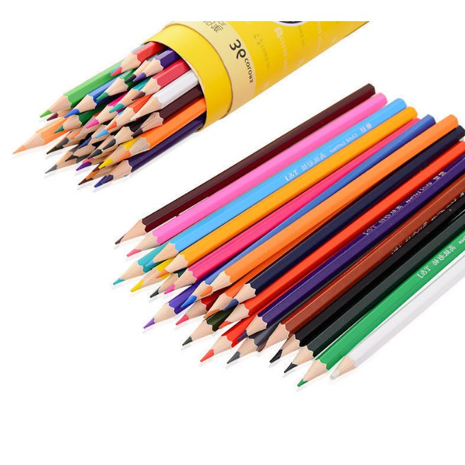 Hộp 36 bút chì màu cho bé tập tô vẽ sáng tạo, Bộ 36 cây bút chì màu PENSING cho bé