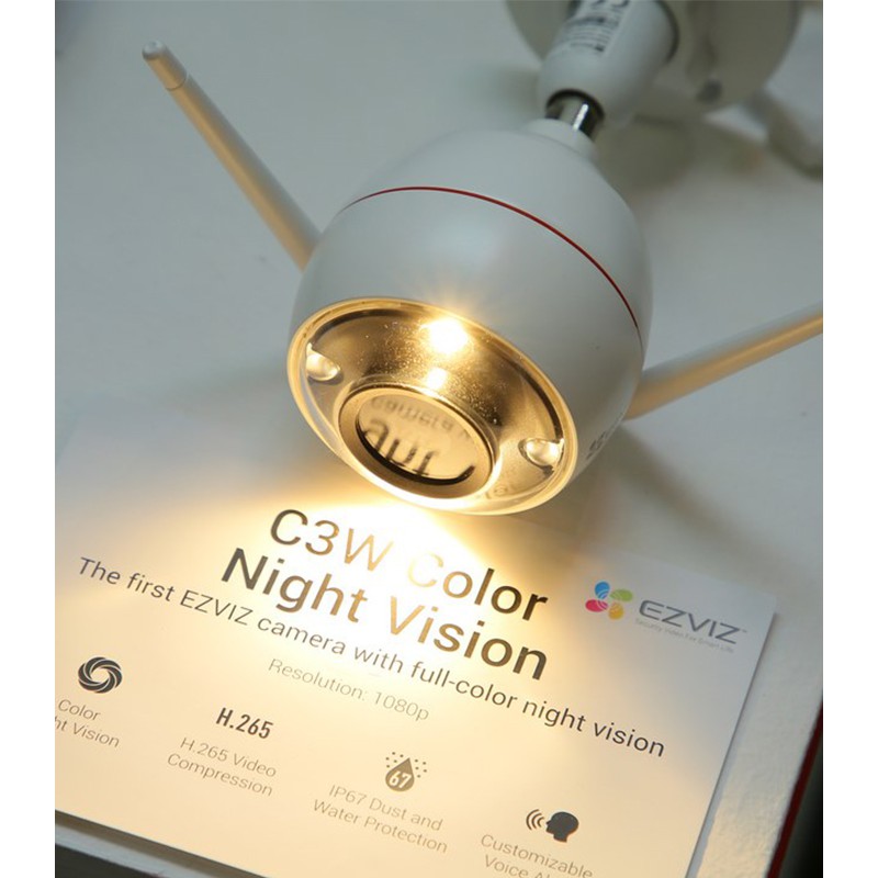 [Mã 267ELSALE hoàn 7% xu đơn 300K] Camera wifi đa năng Ezviz C3W Color Night Vision Pro-âm thanh 2 chiều, đèn và còi báo | BigBuy360 - bigbuy360.vn