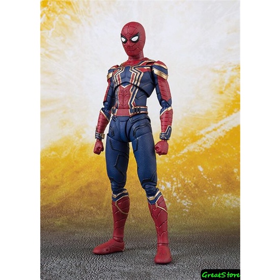 MÔ HÌNH NHÂN VẬT IRON SPIDER spiderman FIGMA AVENGERS CỬ ĐỘNG ĐƯỢC