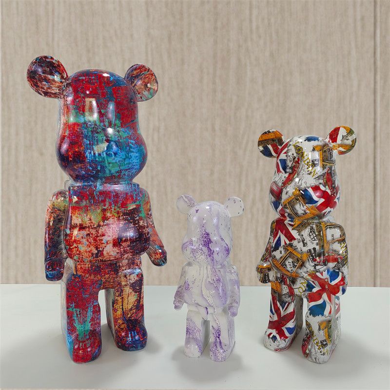 Ống Heo Tiết Kiệm Cỡ Lớn Hình Gấu Hoạt Hình Trang Trí Lối Vào Nhà