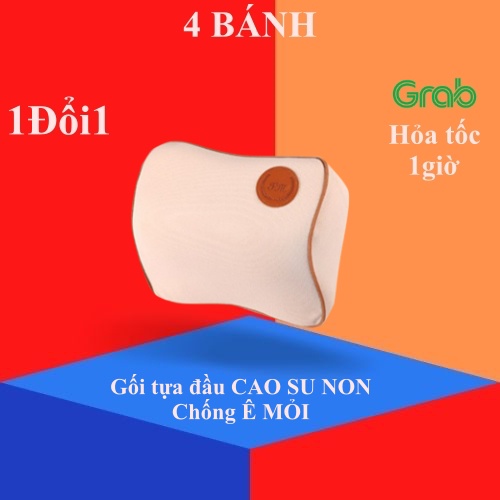 Gối Tựa Đầu Cao Su Non Cao Cấp Siêu Đàn Hồi Cho Ghế Ô Tô Sang Trọng, Chống Đau Mỏi Khi Lái Xe, Thoáng Khí Dễ Chịu