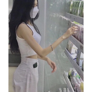 Áo ba lỗ nữ form croptop ôm dáng chất thun Borip mềm mịn basic - A0103