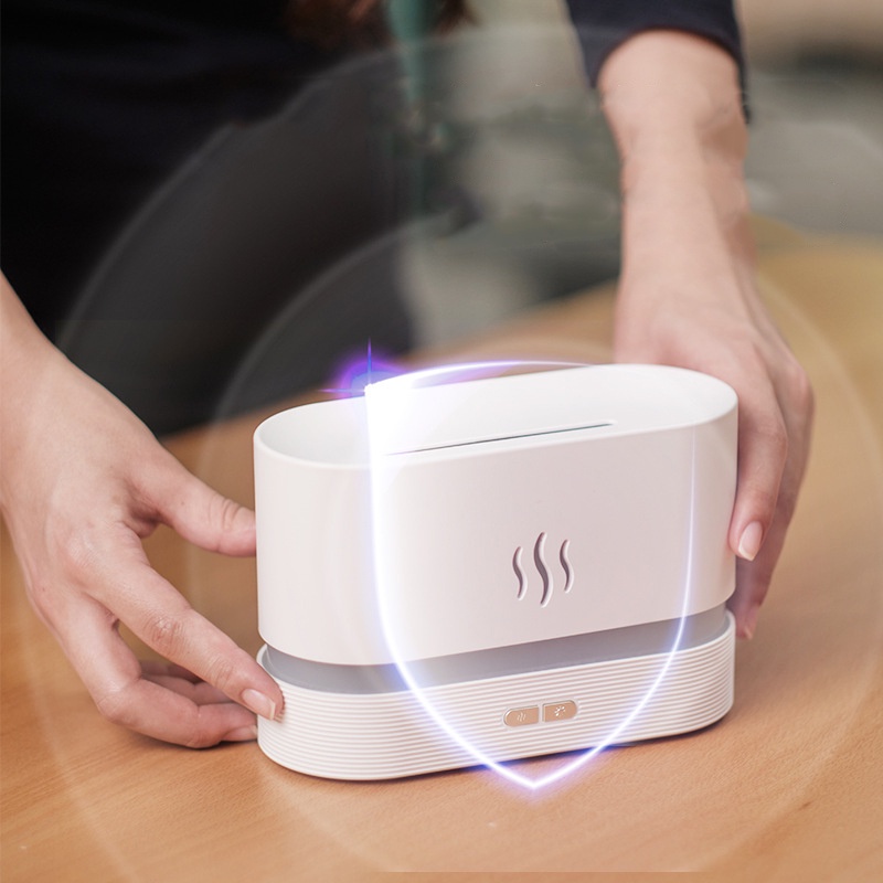 Máy xịt phun sương FNELSE tạo ẩm không khí cổng USB thiết kế kiểu dáng ngọn lửa 180ml