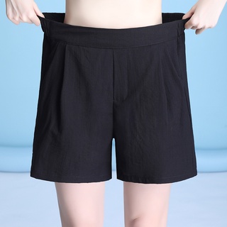 Quần short đũi trơn cạp chun vải đũi siêu mát