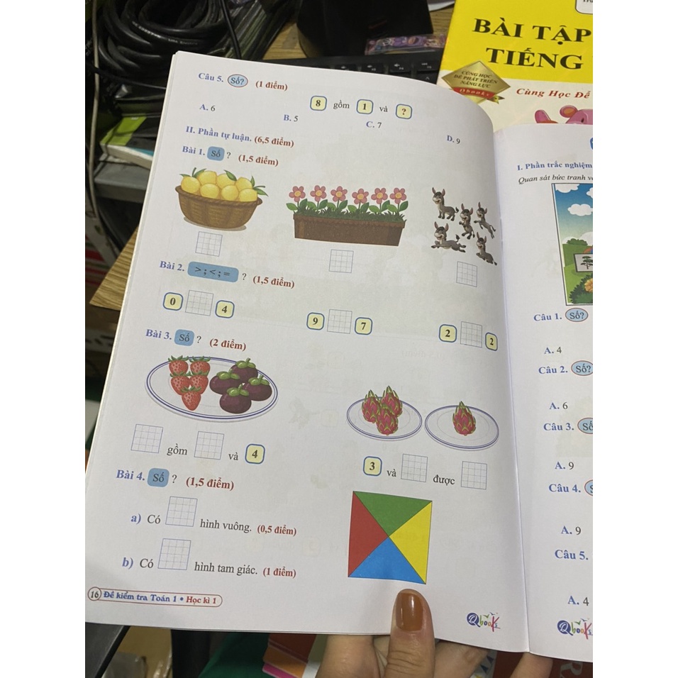 Sách - Đề kiểm tra toán 1 tập 1