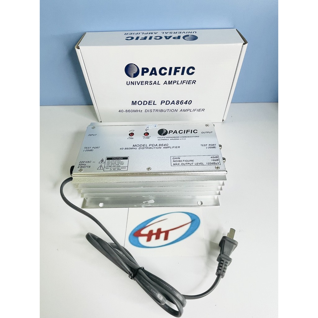 Bộ KHUẾCH ĐẠI TÍN HIỆU CÁP PACIFIC PDA 8640 - SP000283