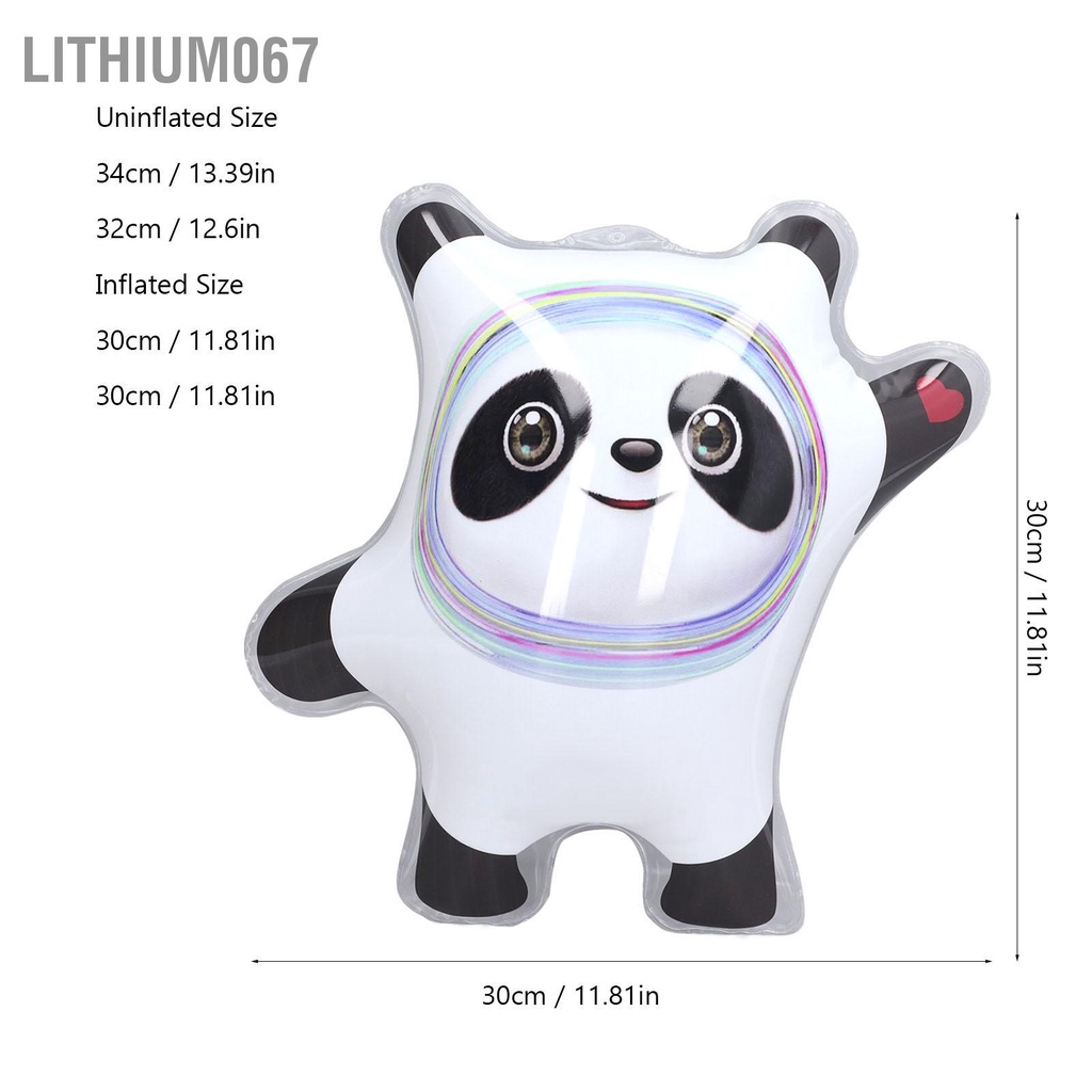 Lithium067 10 cái 2022 Thế vận hội mùa đông Trò chơi gấu trúc Trung Quốc Bơm hơi Linh vật dễ thương Món quà hoàn hảo cho trẻ em