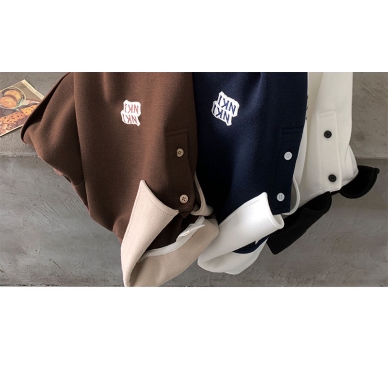 Áo polo unisex NKI chất đẹp - Áo phông có cổ chất cotton cá sấu mềm và mát  Munshop