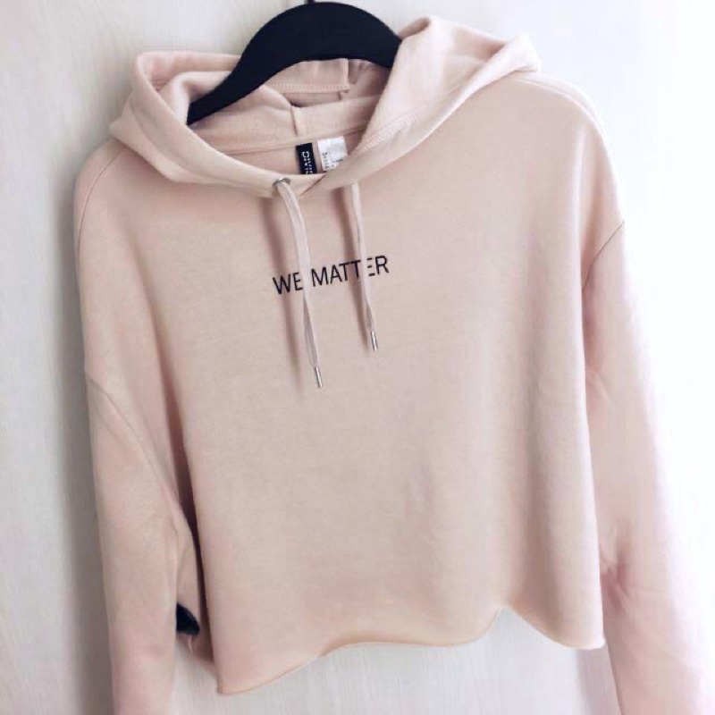 ÁO HOODIE CROPTOP H&M