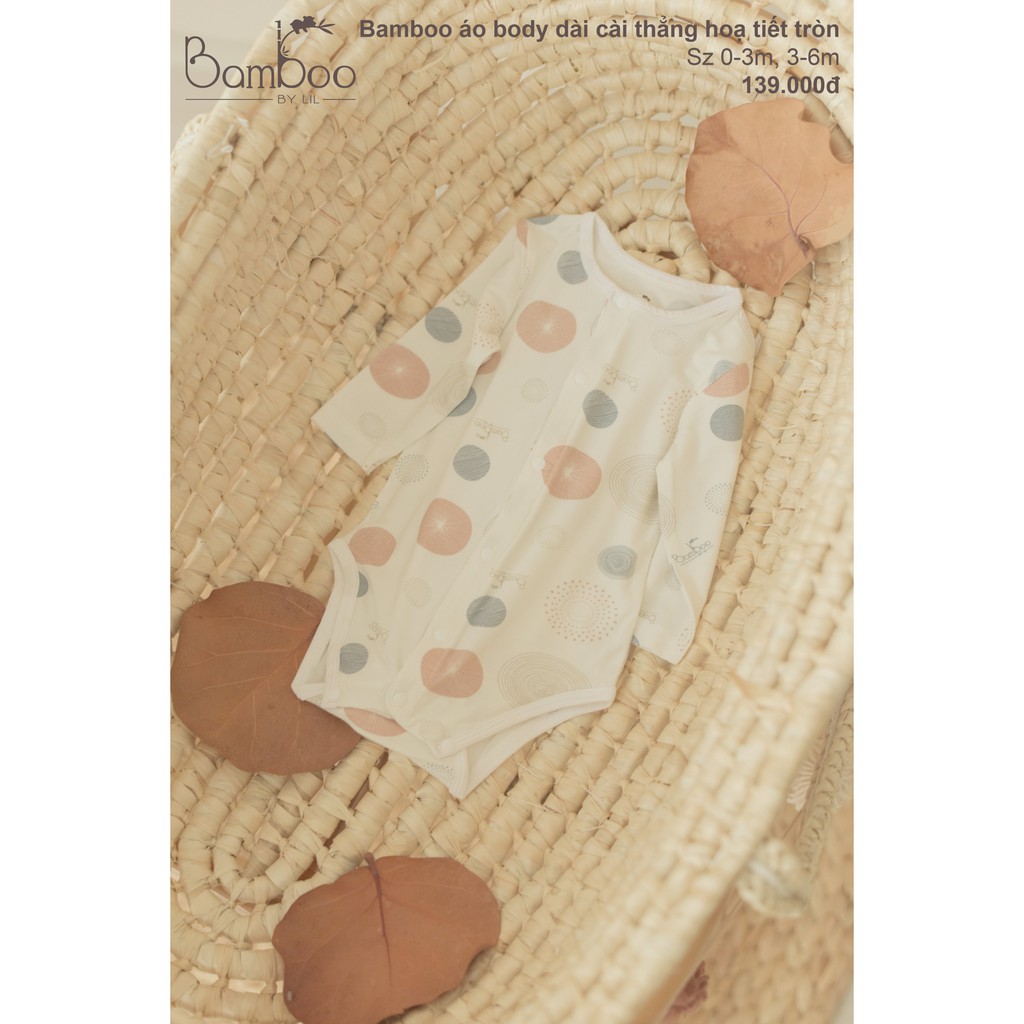 [Little love] Bộ Body chip sơ sinh little love dài tay chất liệu bamboo