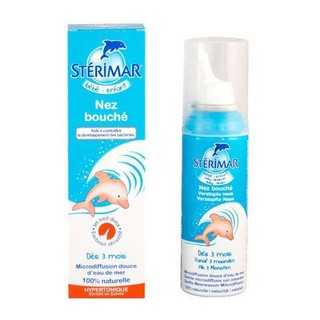 Xịt muối biển kháng viêm Sterimar (100ml) -mẫu mới
