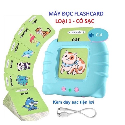 Máy Đọc Thẻ Tiếng Anh, Máy đọc thẻ Flashcard Song Ngữ Anh _ tiếng anh giáo dục sớm cho bé loại 1, 224 từ vựng