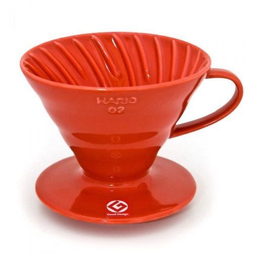 Phễu Lọc Cà phê Filter Hario V60 Ceramic VDC-02 Red 1-4 Cup
