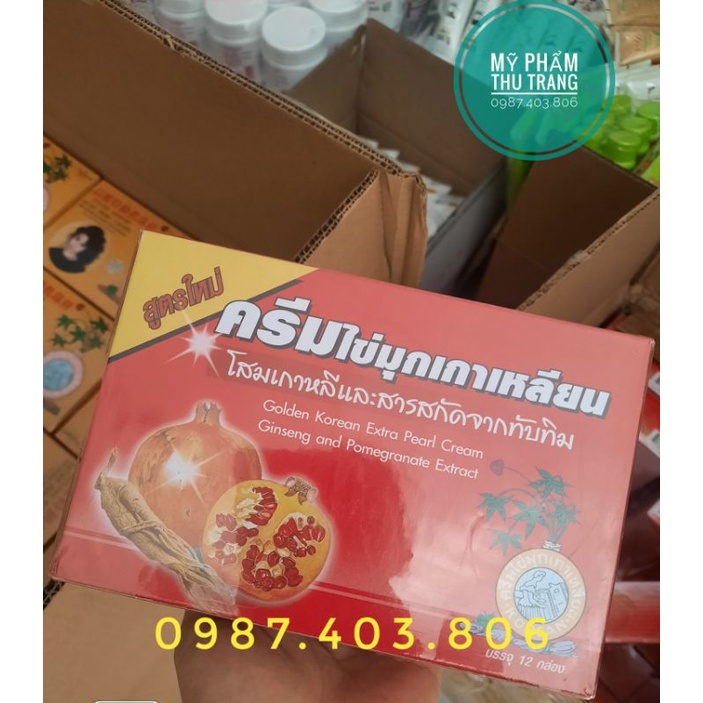 Lố 12h kem sâm lựu đỏ