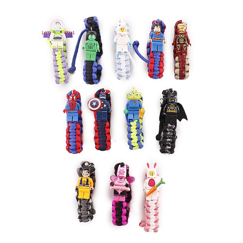 Vòng tay paracord Minifigures các nhân vật non lego V8