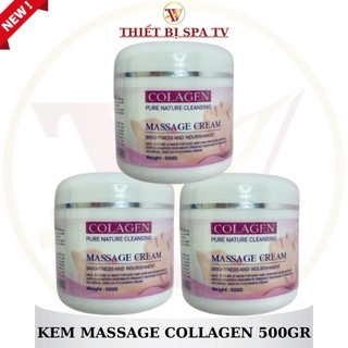 Sale Kem Massage Mặt Collagen 500g l Kem Massage Mặt Cho Spa