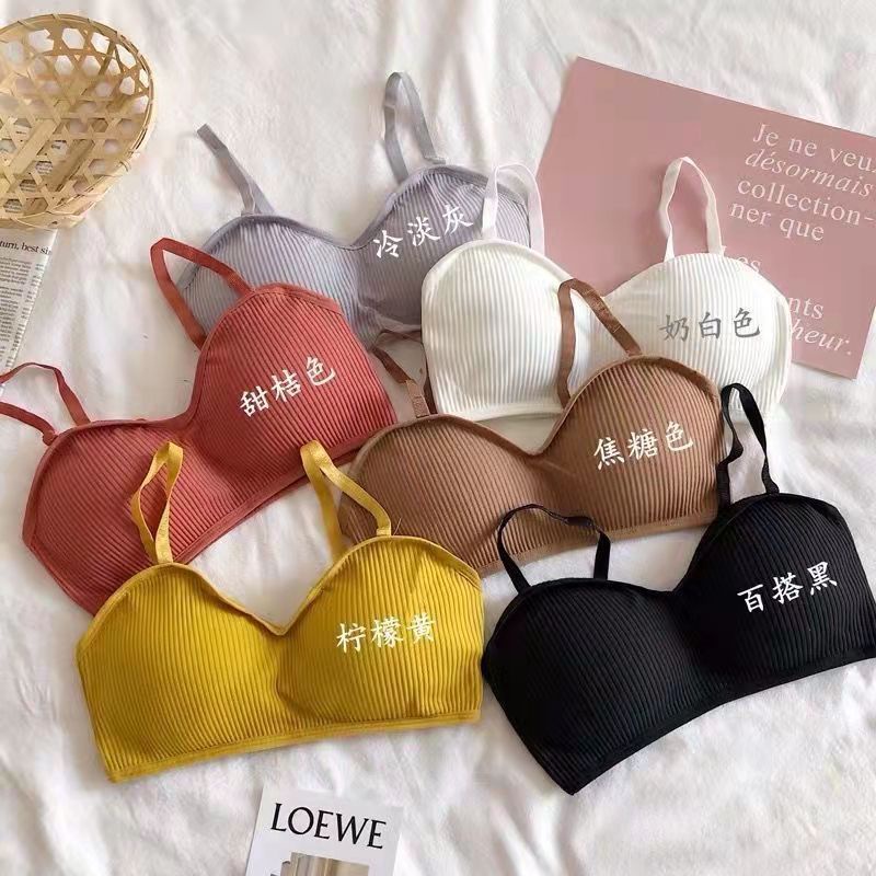 Áo Ngực Bộ đồ lót nữ  Áo Lót Ống Không Gọng Không Đường May Thoáng Khí Dễ Thương Cho Nữ