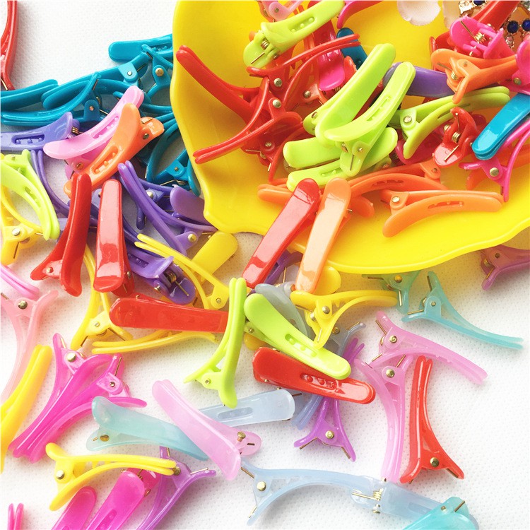 Kẹp tóc mỏ vịt nhiều màu sắc xinh xắn tuỳ chọn hợp thời trang nguồn hàng buôn sỉ