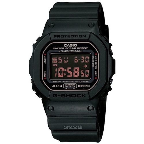 Đồng Hồ Casio Nam Dây Nhựa GSHOCK DW-5600MS-1HDR Chính Hãng