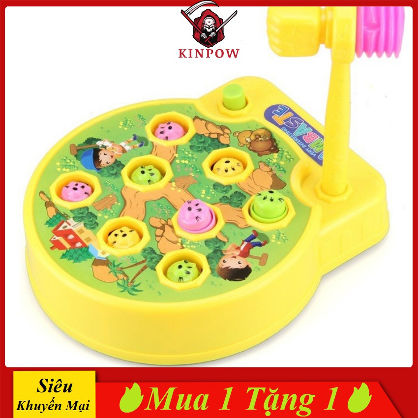 Đồ Chơi Đập Chuột KINPOW Nhiều Màu Sắc Có Nhạc Vui Nhộn Cho Bé Luyện Tập Phản Xạ