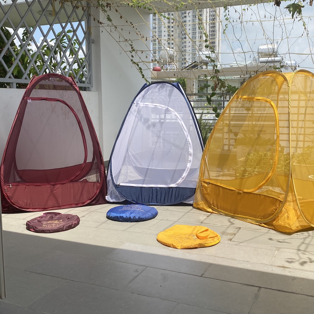 Mùng  -  Màn Thiền Tự Bung METTA -  Mùng ngồi thiền METTA - 1M2 Vuông -  BH 18 Tháng