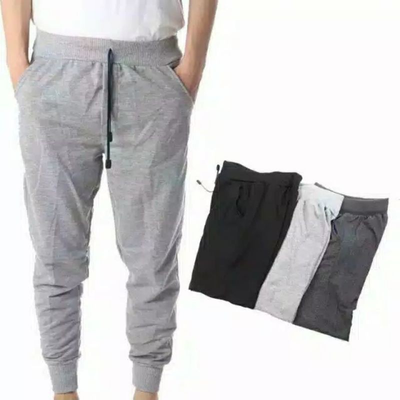 Quần Jogger Dài Màu Trơn Size Xl Thời Trang Cho Người Lớn