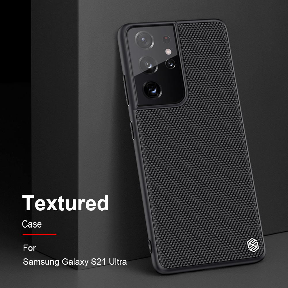 Ốp điện thoại NILLKIN sợi nylon TPU + PC nhẹ siêu mỏng chống trượt dành cho Samsung Galaxy S21/S21 Ultra/S21 Plus 5G