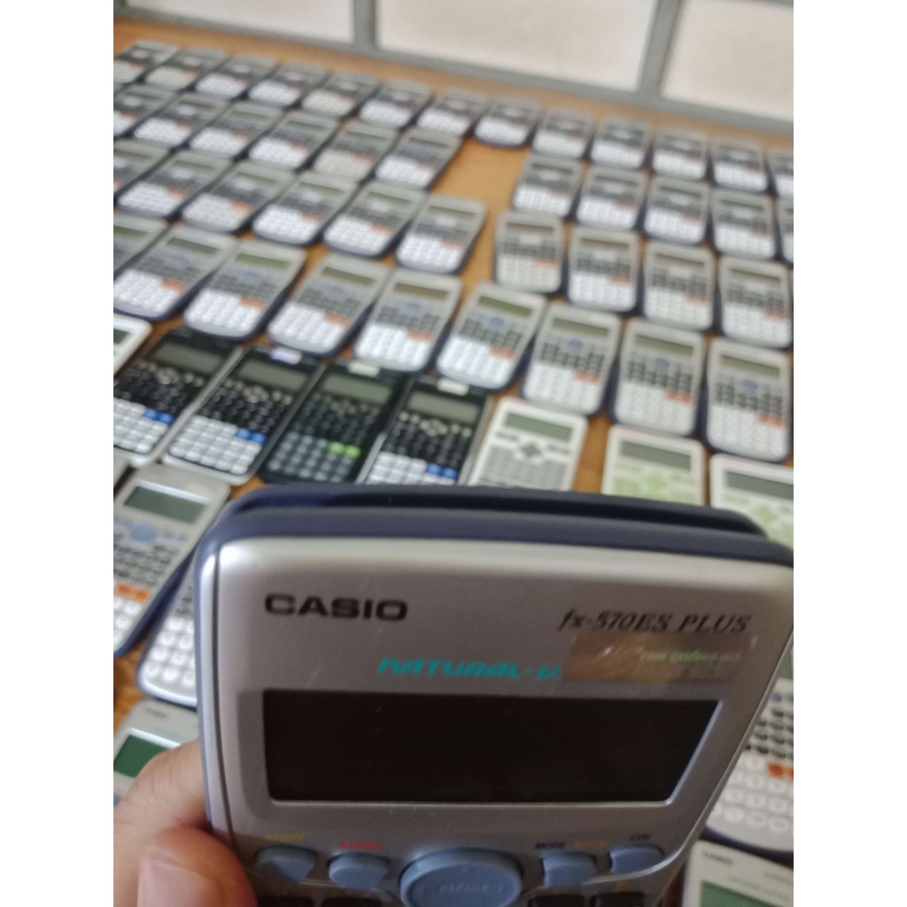 Máy tính bỏ túi cũ CASIO 570 ES PLUS 99%| CASIO FX 570ESPLUS CŨ CHÍNH HÃNG