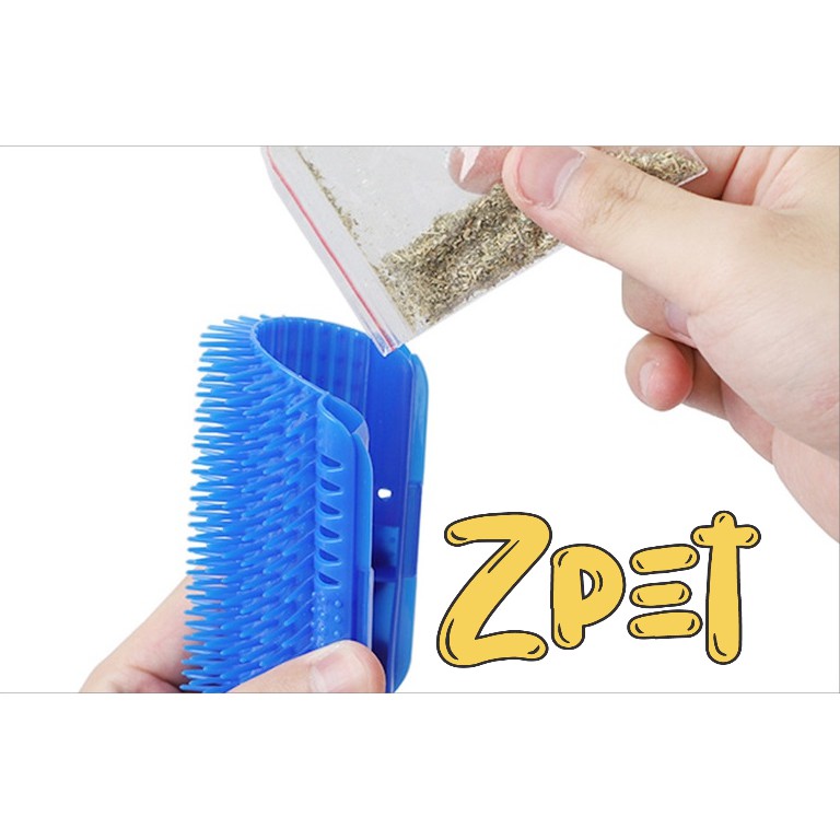 Đồ chơi gãi lông cho mèo có thể bỏ catnip vào.