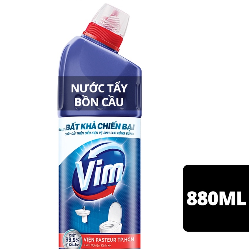 VIM tẩy vệ sinh phòng tắm và sàn nhà chai 880ml