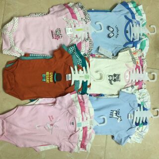 Set 5 body chip cho bé size 3-12m