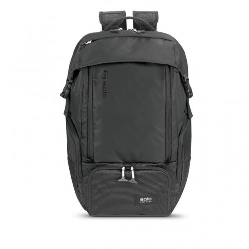 Balo Du Lịch Thời Trang Solo Varsity Elite Chống Nước, Có Ngăn Đựng Giày Riêng - 17.3" /Dung tích 30L - VAR702-4 (ĐEN)