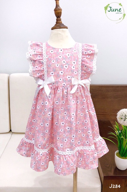 Váy bé gái, đầm hoa cho bé